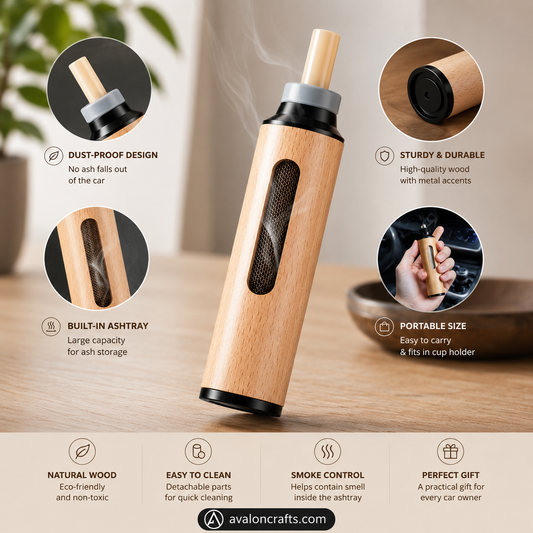 Wooden Ashtray