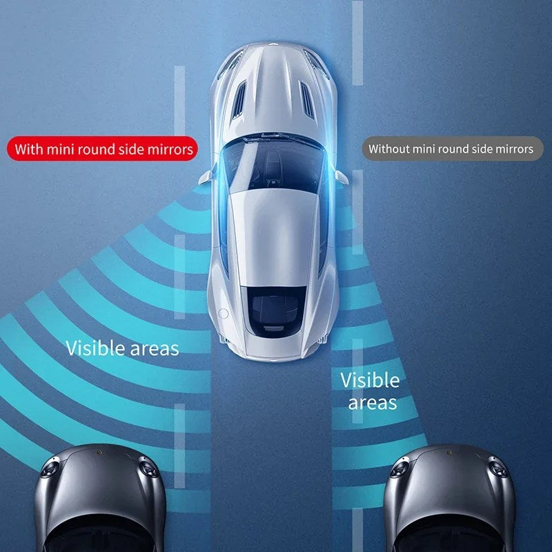 Full-View Blind Spot Rearview Mirrors For Car (Pair of 2)