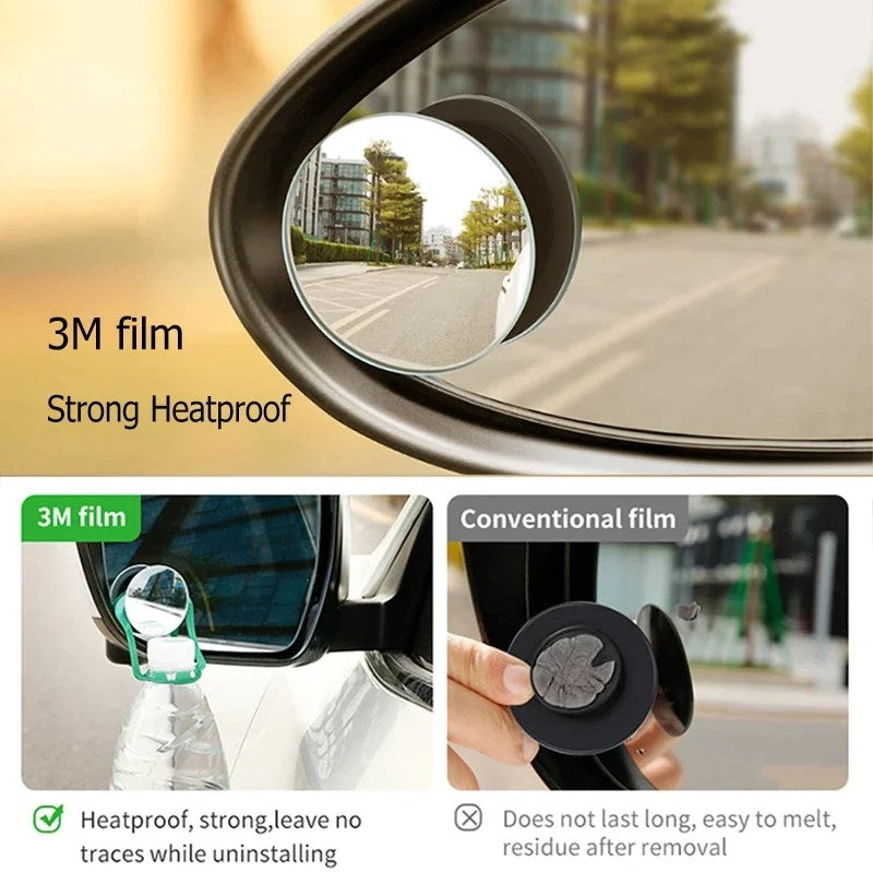 Full-View Blind Spot Rearview Mirrors For Car (Pair of 2)