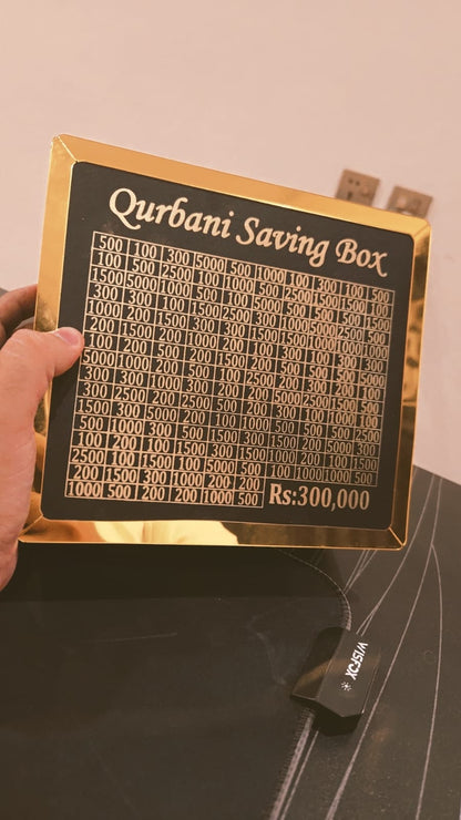 Qurbani Money Saving Box
