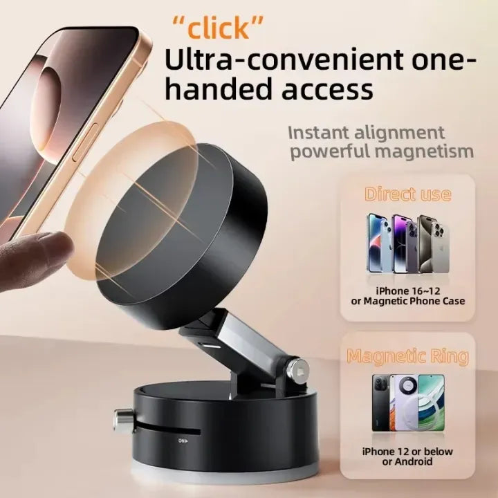 Compact & Foldable Magnetic Suction Phone Holder