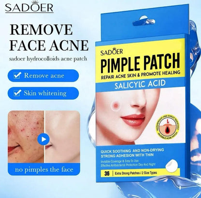 Pimple Patches for Acne Removal & Healing with Salicylic Acid – 36 Patches