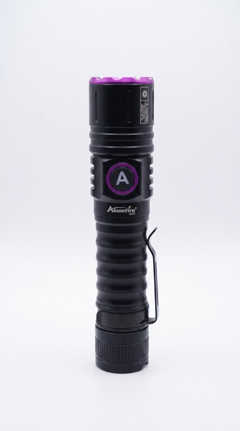 Aluminium body with metal pocket clip