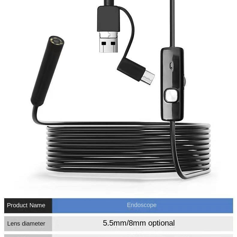 3-in-1 HD Endoscope Inspection Camera