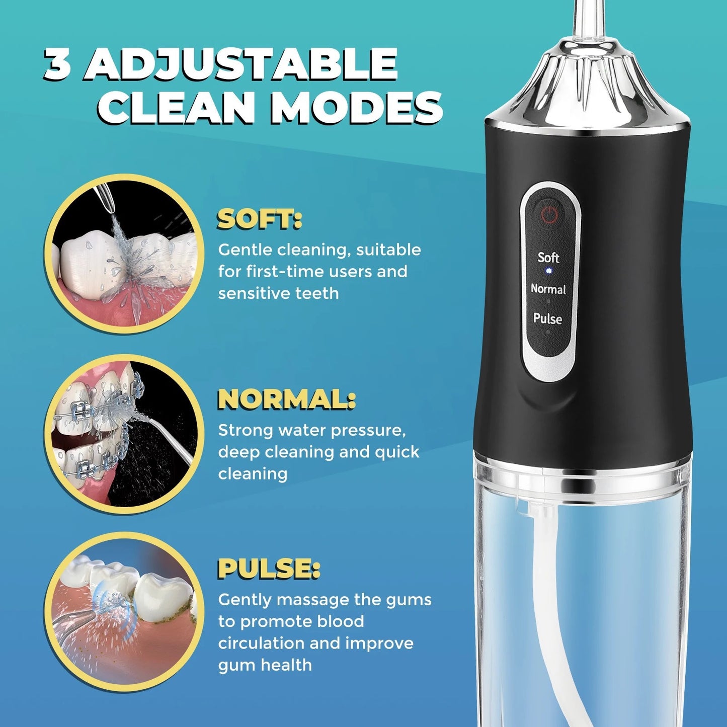 Travel Dental Water Flosser for Teeths